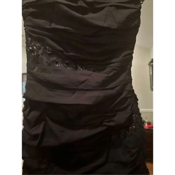 Express Mini Size 0 NWT Black Mini Formal Dress - Picture 2 of 3